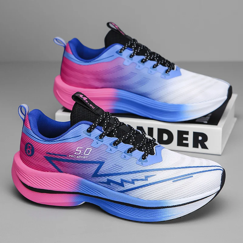 Men Running Shoes Carbon Board Speciality Women's Comfortable Nonskid Sports Breathable Chunta Sneakers Marathon Lightweight