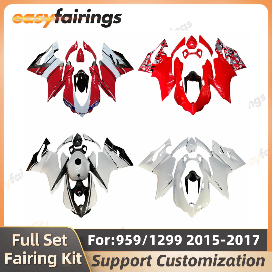 

Motorcycle Injection Mold Fairings kits fit For Ducati Panigale 1299 959 2015 2016 2017 2018 full fairing Kit Bodywork Plastics