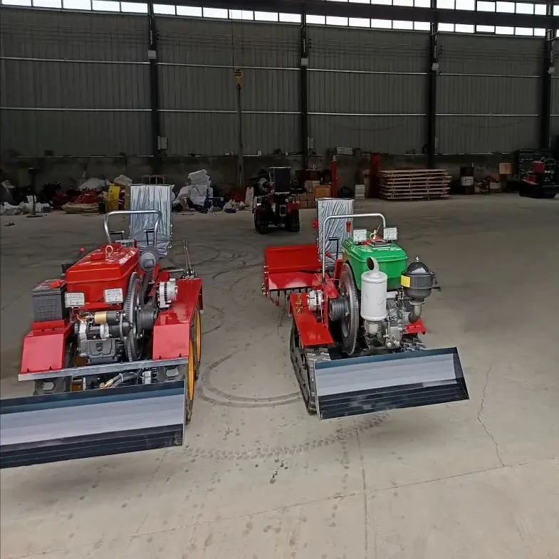 الصينية شاحنات جرارات صغيرة جرار زاحف الزراعة المزارعين الحارث الروتاري حديقة المزارع آلة حراثة التربة المزرعة