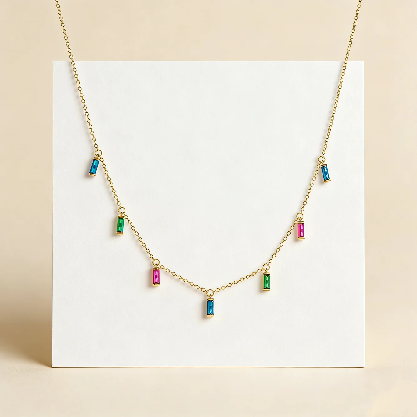 

FULSUN Dainty Irregular Circle Pendant Necklace 925 Sterling Silver 14K Gold Plated Lobster Clasp Adjustable For Women