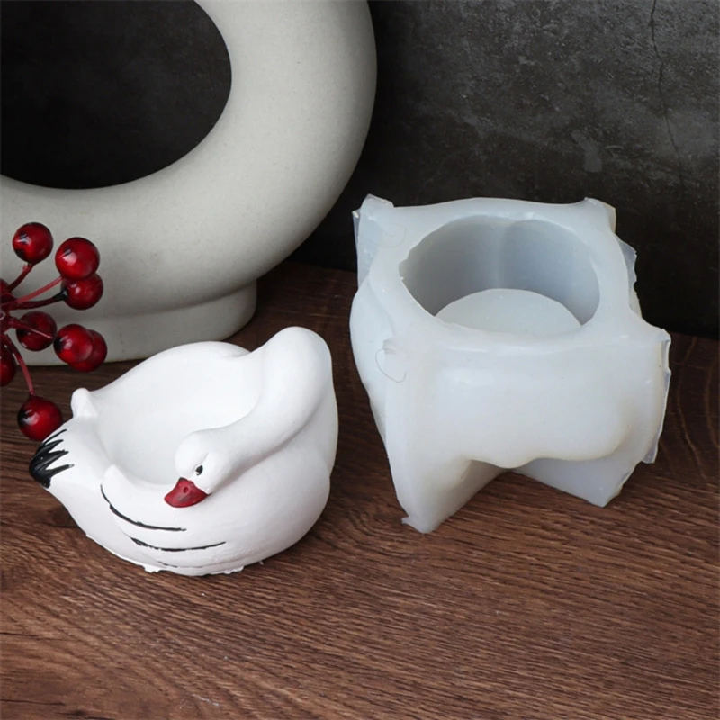 Accessories Molds Holder Mold Animal Bracket Mold Silicone Texture Suitable for Candlestick N2UE