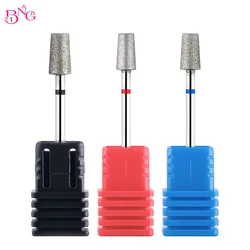BNG 3Pcs Nail Drill Bit Nail Polishing Head Tapered Barrel Nail File Drill Bit Cuticle Cleaner Burr Tool For Nail Polishing Kit