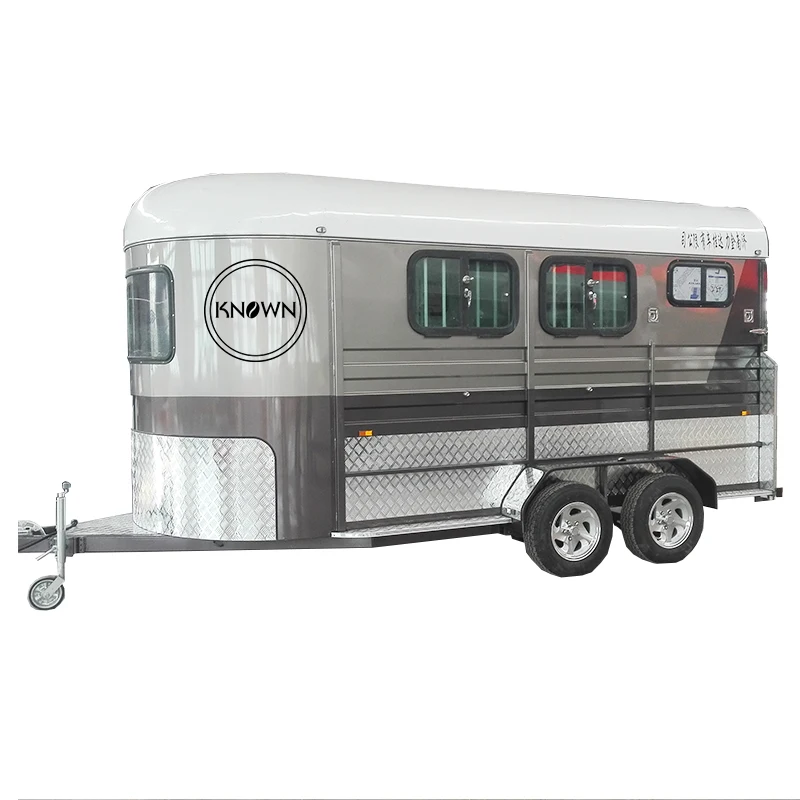 High Quality Horse Float Deluxe with Kitchen 4HAL Horse Trailer AU Standard UK Style All Customized for Sale