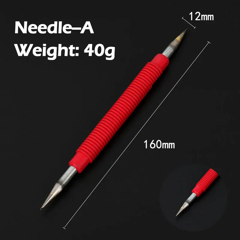 EDC Multifunction Tile Glass Fitter Scribing Needle Alloy Steel Metal Scribing Pen Tool Scribing Marker Needle