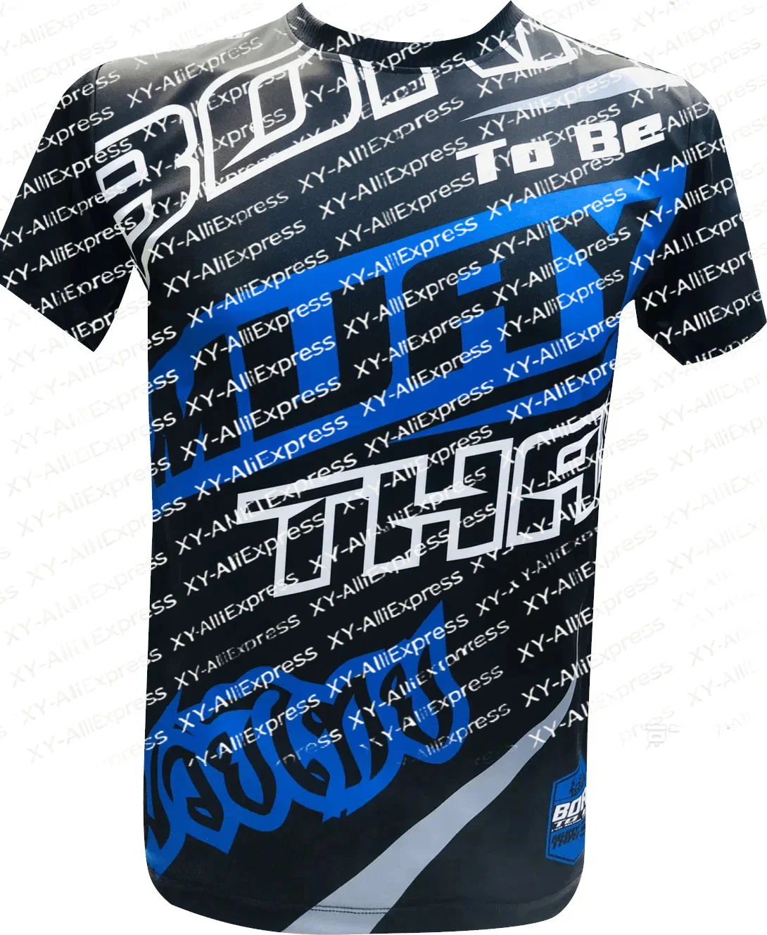 2026 Men's Muay Thai Training Quick-Dry T-Shirt, Boxing Short-Sleeve Top, Breathable Fitness Sports Casual Classic Tee