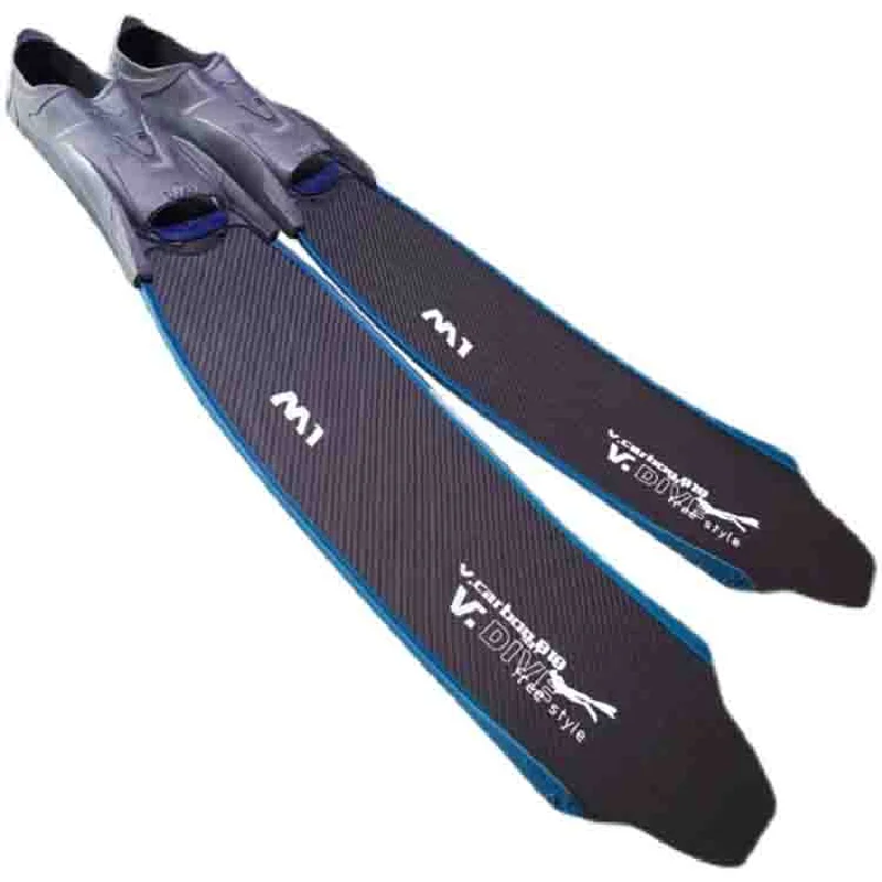 Custom Free Diving Professional Fins F818 Carbon Fiber Long Fins Mermaid Training Swimming Fins