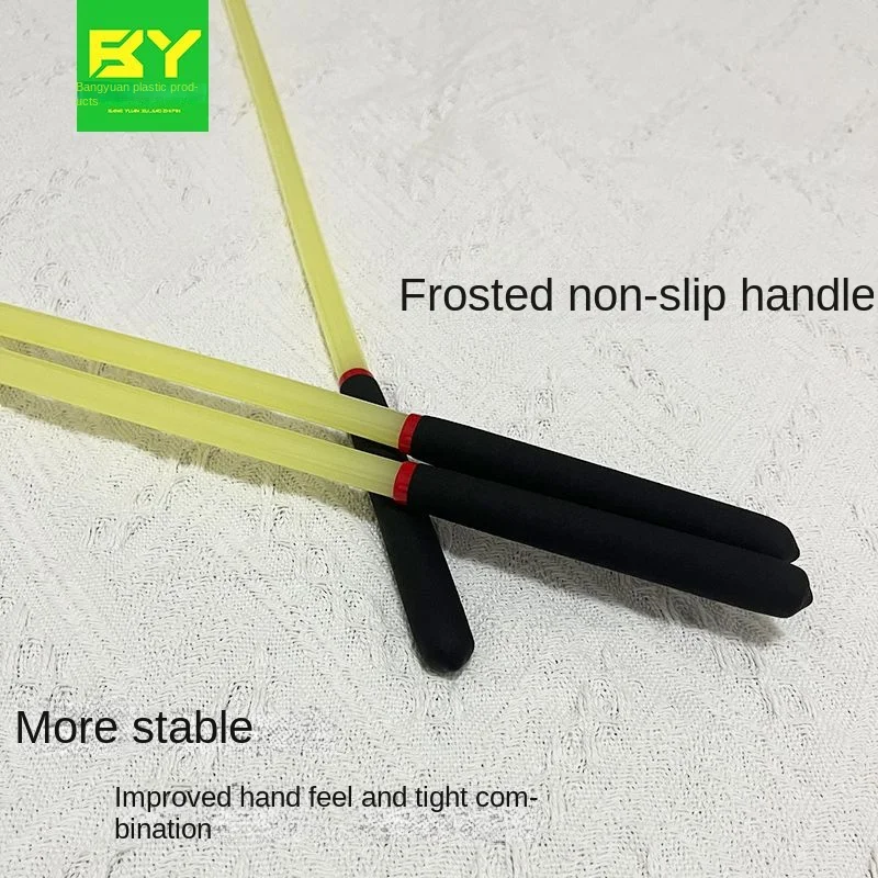 50cm 10mm Cow Tendon Whip Teacher Teacher Ruler Soft Whip Household Rattan Crystal Soft Rod Finger Pen Elastic Glue Stick