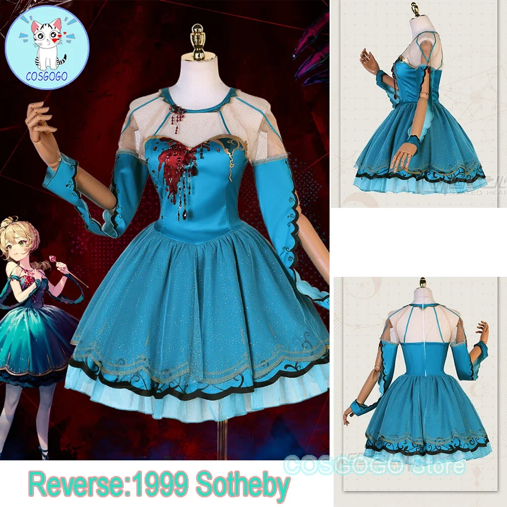 COSGOGO Game Reverse:1999 Sotheby Cosplay Costume Halloween Outfits Women Dress Role Play Anime Sexy Clothing