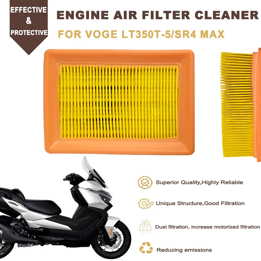 

Motorcycle Air Filter Cleaner Engine Filter Purification Replacement For Voge SR4 MAX LX350T-5 SR4MAX LX 350T 5 Sr4max LX350 T 5