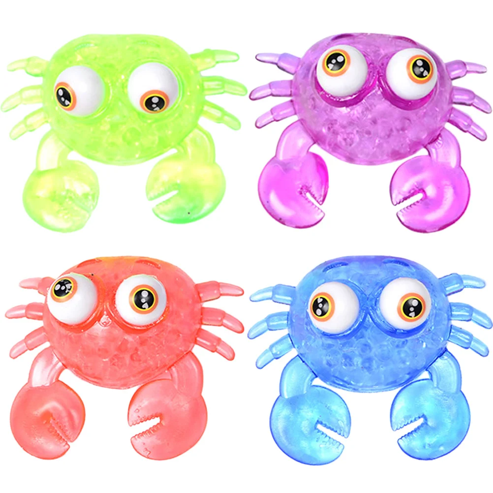 4 قطعة على شكل السلطعون الضغط ضغط الإجهاد الإغاثة المحمولة المدمجة مقاومة للاهتراء جميل الضغط المنزلية القلق الإصدار #2