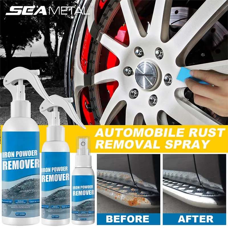 Iron Powder Remover 30/100ML Protect Wheels And Brake Discs From Iron Dust Rim Rust Cleaner for Auto Detail Chemical Car Care