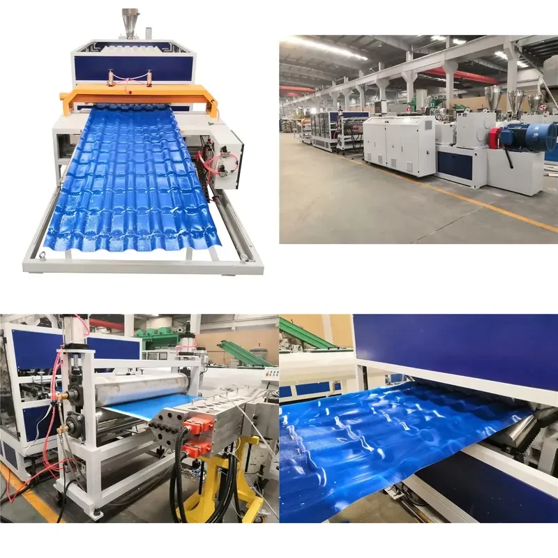 2026 CE PVC Plastic Synthetic Resin Roof Tile Manufacturing Machine