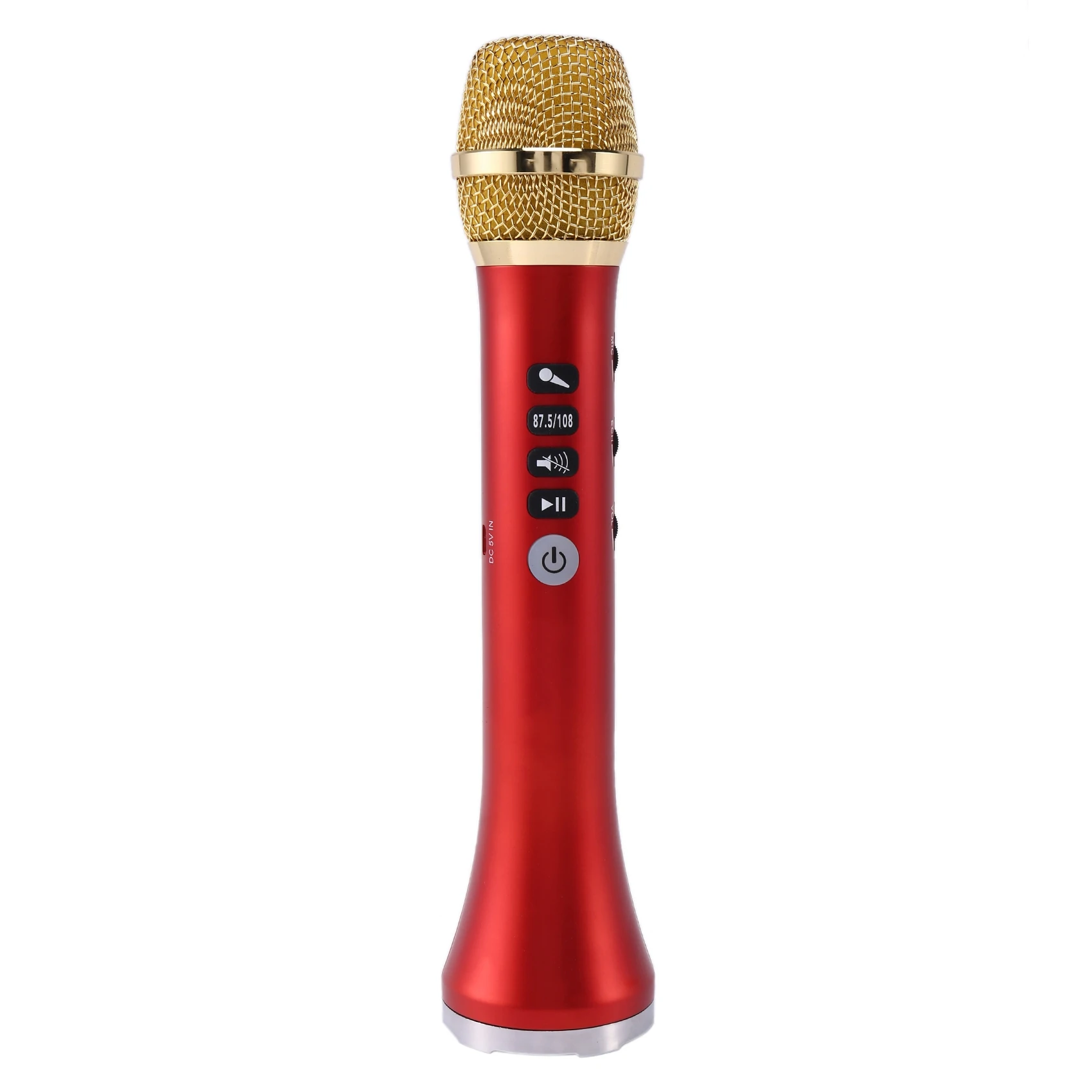 

L-698D Professional 20W Portable Wireless Bluetooth Musical Microphone Speaker With Big Power For Sing/Meeting(Red)