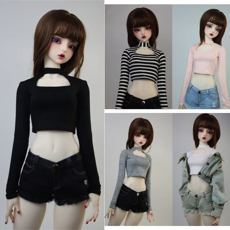 （Customize 30 Days） BJD/SD clothes 1/3 1/4 colorful Casual Long Sleeve T-shirt 1pcs