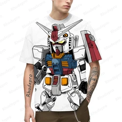 Gundam Model New Men Gift Cosplay Tops Fashion T Shirt Y2k Shirts Trend Men's Clothing T-shirt Tee 2024 Oversized Short sleeve