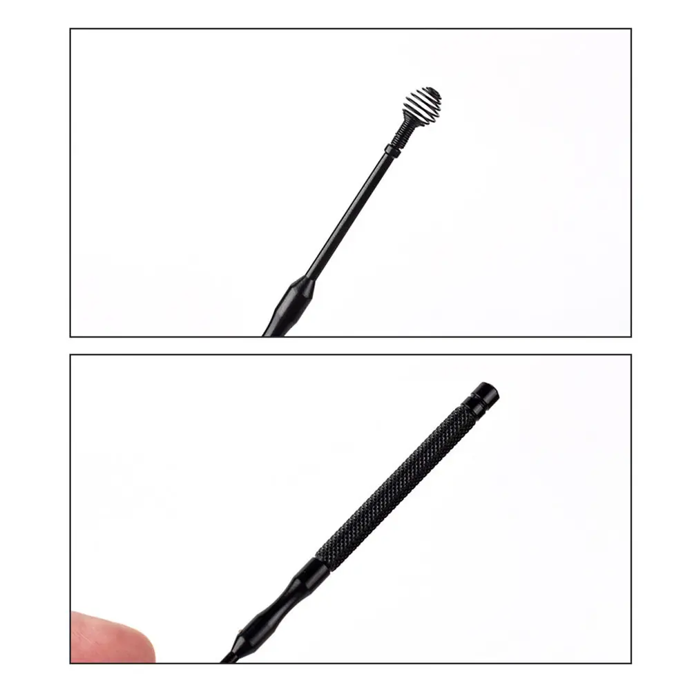 3Pcs Stainless Steel Earwax Cleaner Set Portable Lightweight Ear Tools with Anti-Slip Grip for Safe Baby Toddler and Family