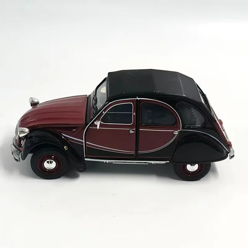 WELLY Scala 1:24 CITROEN 2CV 6 Charleston Modello di auto in lega Collezione statica Decorato Regali di festa Giocattoli Regalo souvenir
