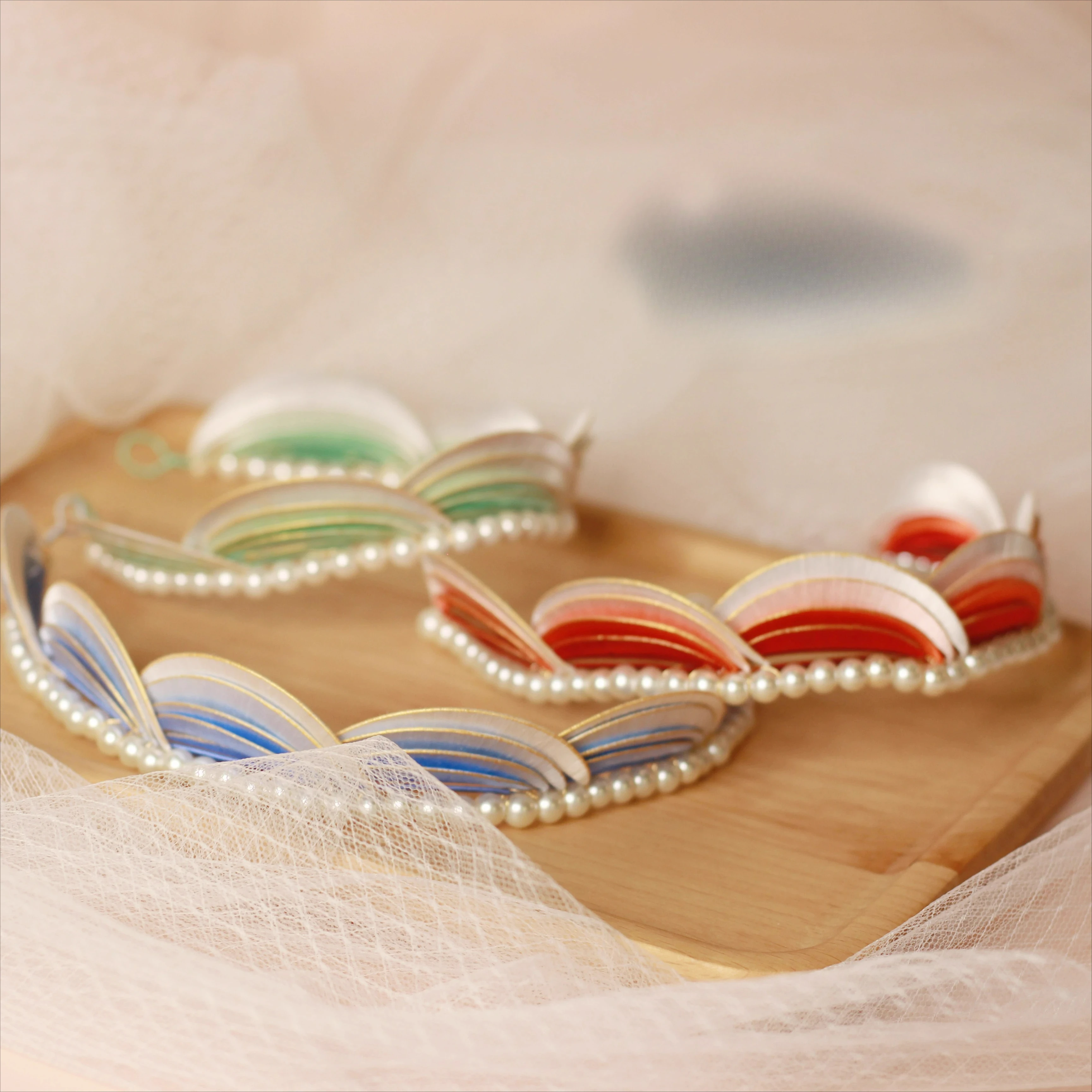 Original Intangible Cultural Heritage Wrapped Flower Headband High-end New Chinese Antique Hanfu Fringed Hair Accessories