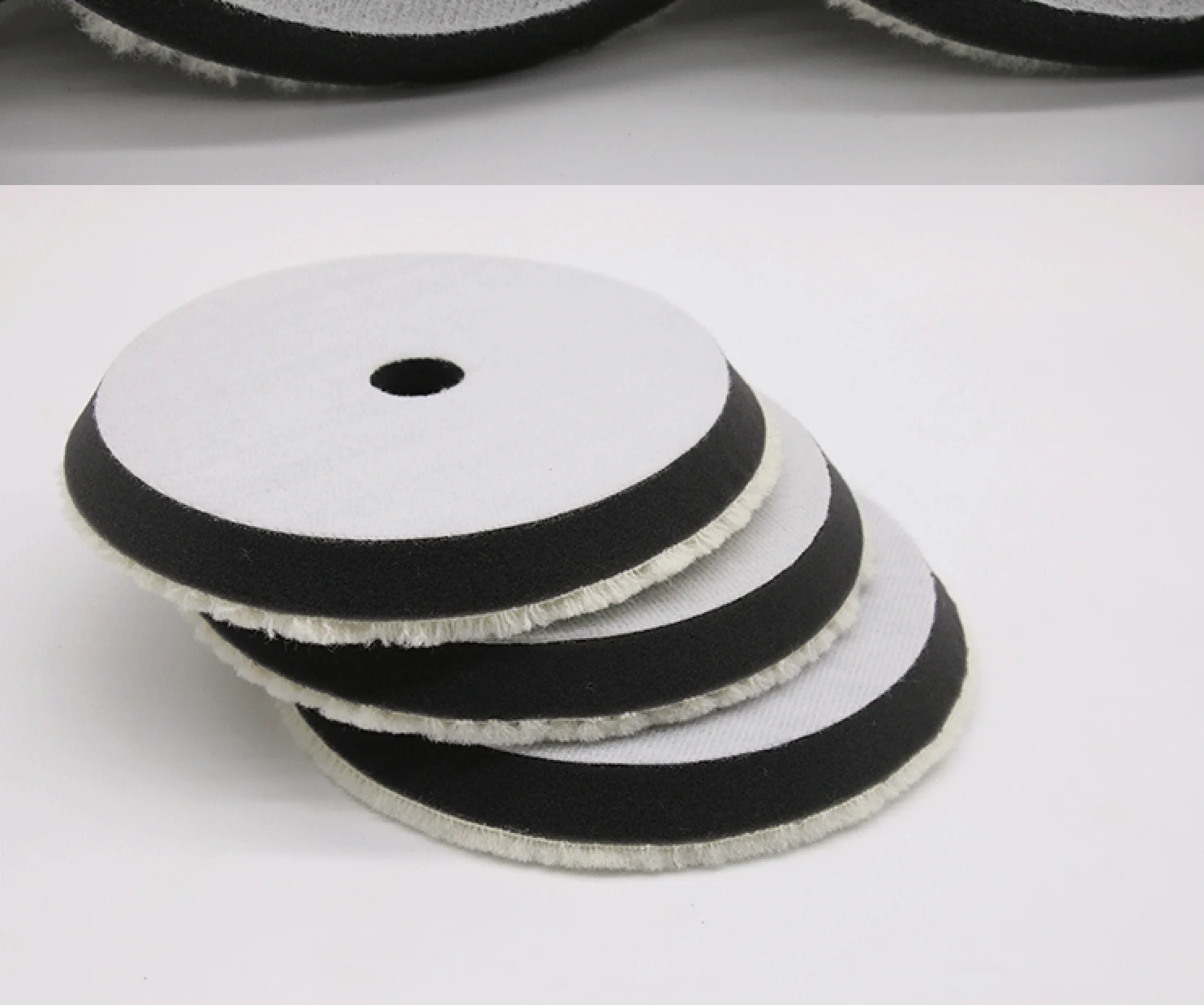 3-teiliges 5/6 Zoll Woll-Polierpads-Set, Woll-Schneid- und Polierpad-Kit für DA-Poliermaschine, fusselfreie Lackkorrekturpads – Detail 10
