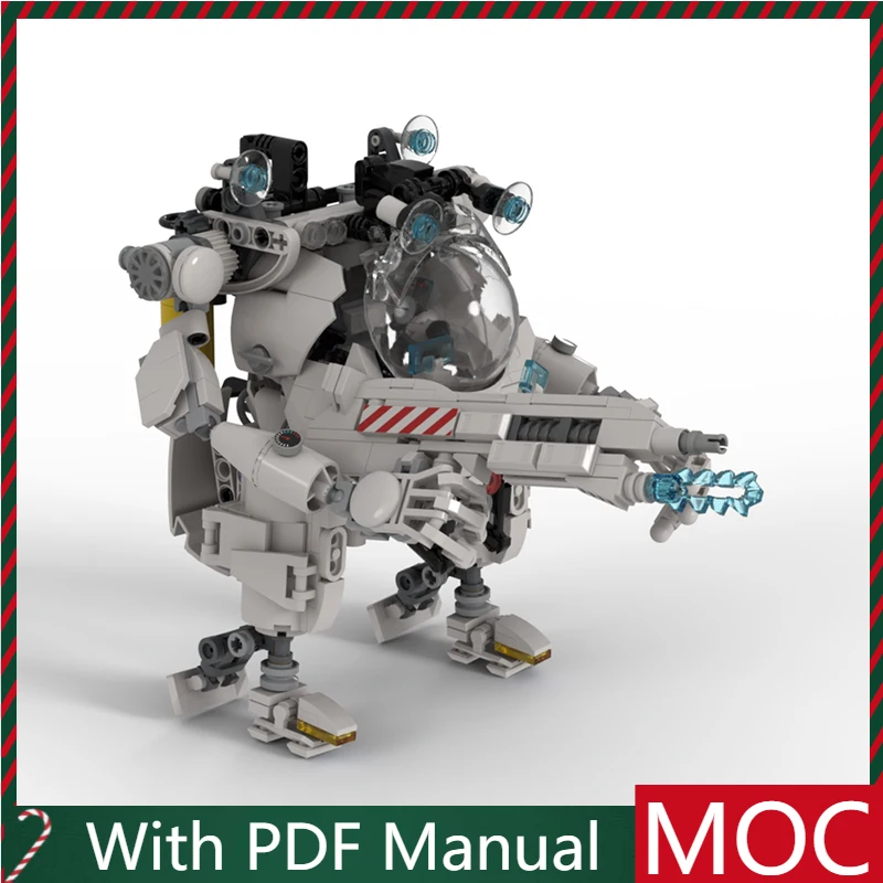 544 Uds. Venta caliente MOC ciencia ficción gris espacio Robot modelo bloques de construcción modulares niños montaje juguetes de exhibición Festival regalo sorpresa