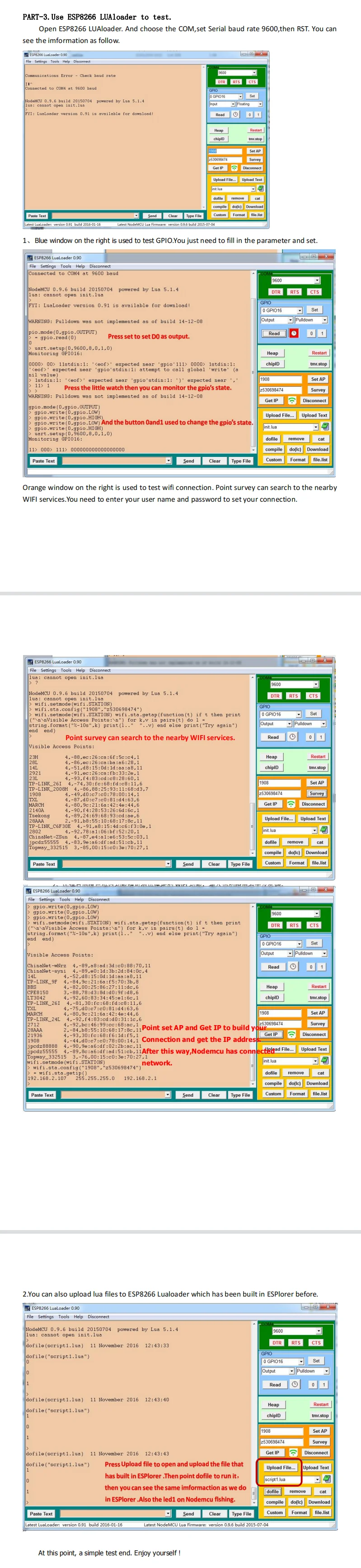 Drahtloses Modul CH340/CP2102/CH9102X NodeMcu V3 V2 Lua WIFI Internet der Dinge Entwicklungsboard basierend auf ESP8266 ESP-12E – Detail 3