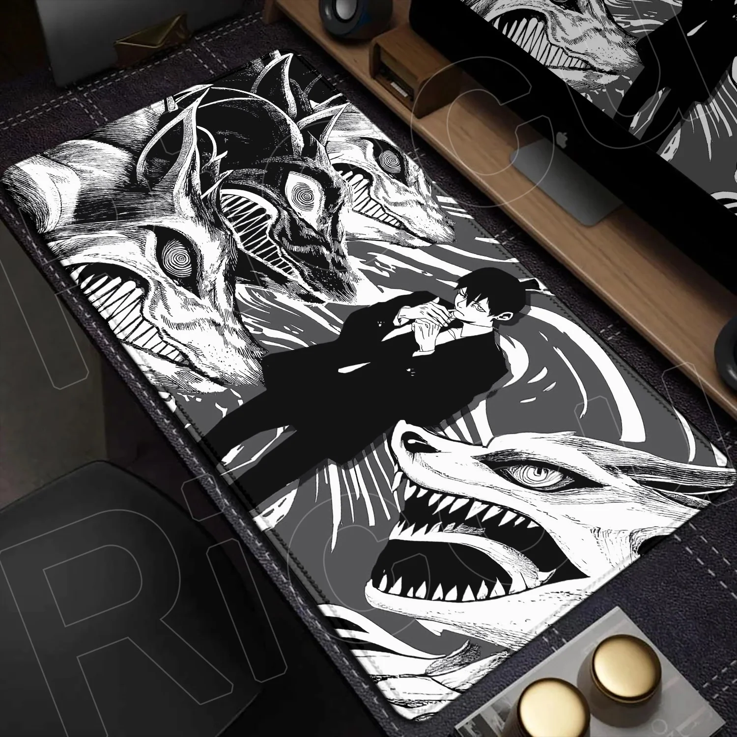 90 × 40 センチメートルアニメチェーンソーマン大型マウスパッド XXL 