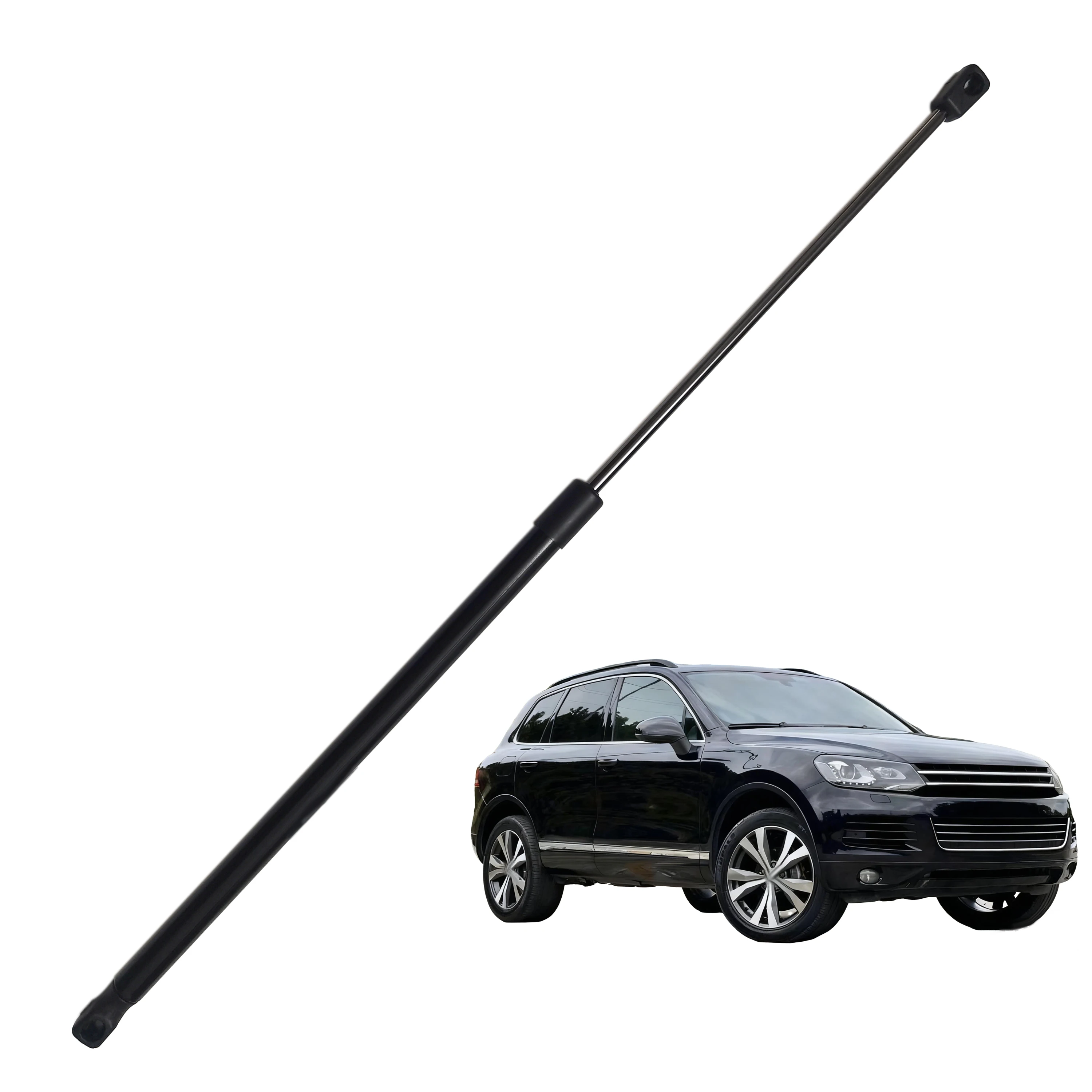 

For VW TOUAREG 7P 2010 2011 2012-2018 1 PCS Front Hood Lift Supports Gas Charged Direct Replacement with Clips
