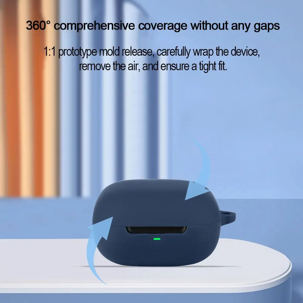 حافظة واقية لهاتف EarFun Air Pro 4i TW230، غطاء سيليكون ناعم لسماعات الأذن اللاسلكية، غطاء شحن #5