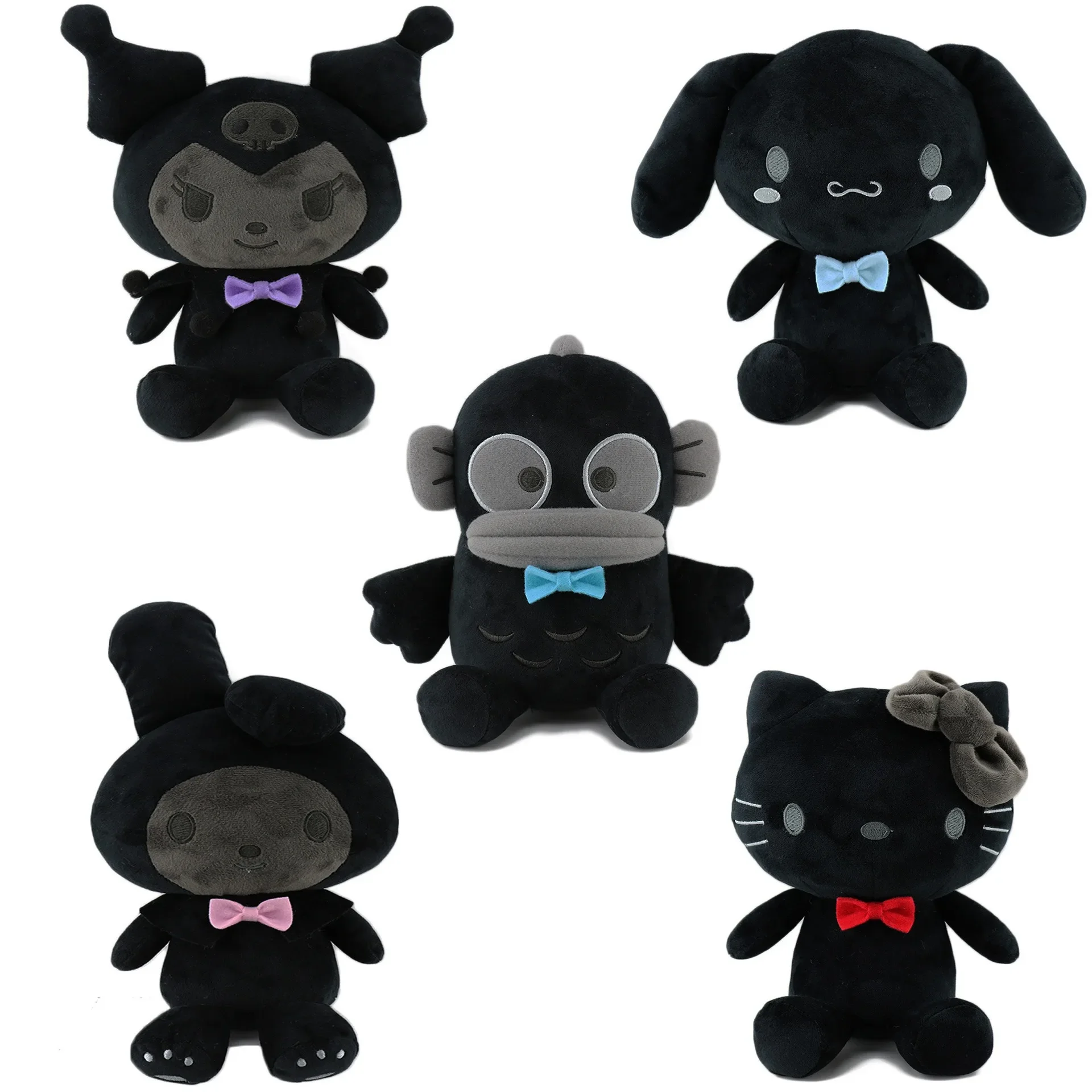 20CM Cinnamoroll Hello Kitty Hangyodon black Kawaii plush toy.Soft but not easily deformed.Girl gift.Boy's gift.holiday gift