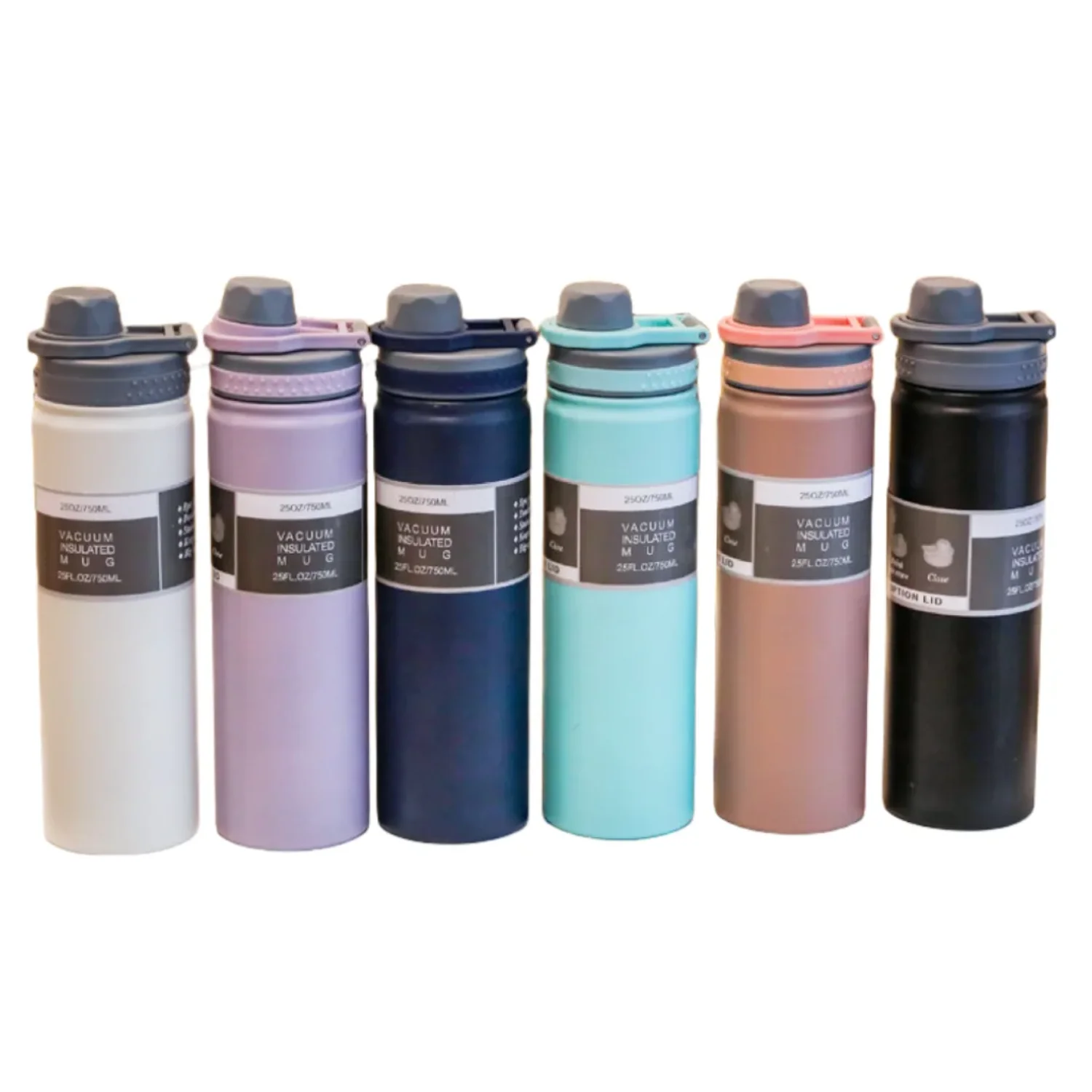 530/750ML Stainless Steel Outdoor Thermos Bottle Cup Large-Capacity Space Pot Portable Sports travel Car Water Kettle
