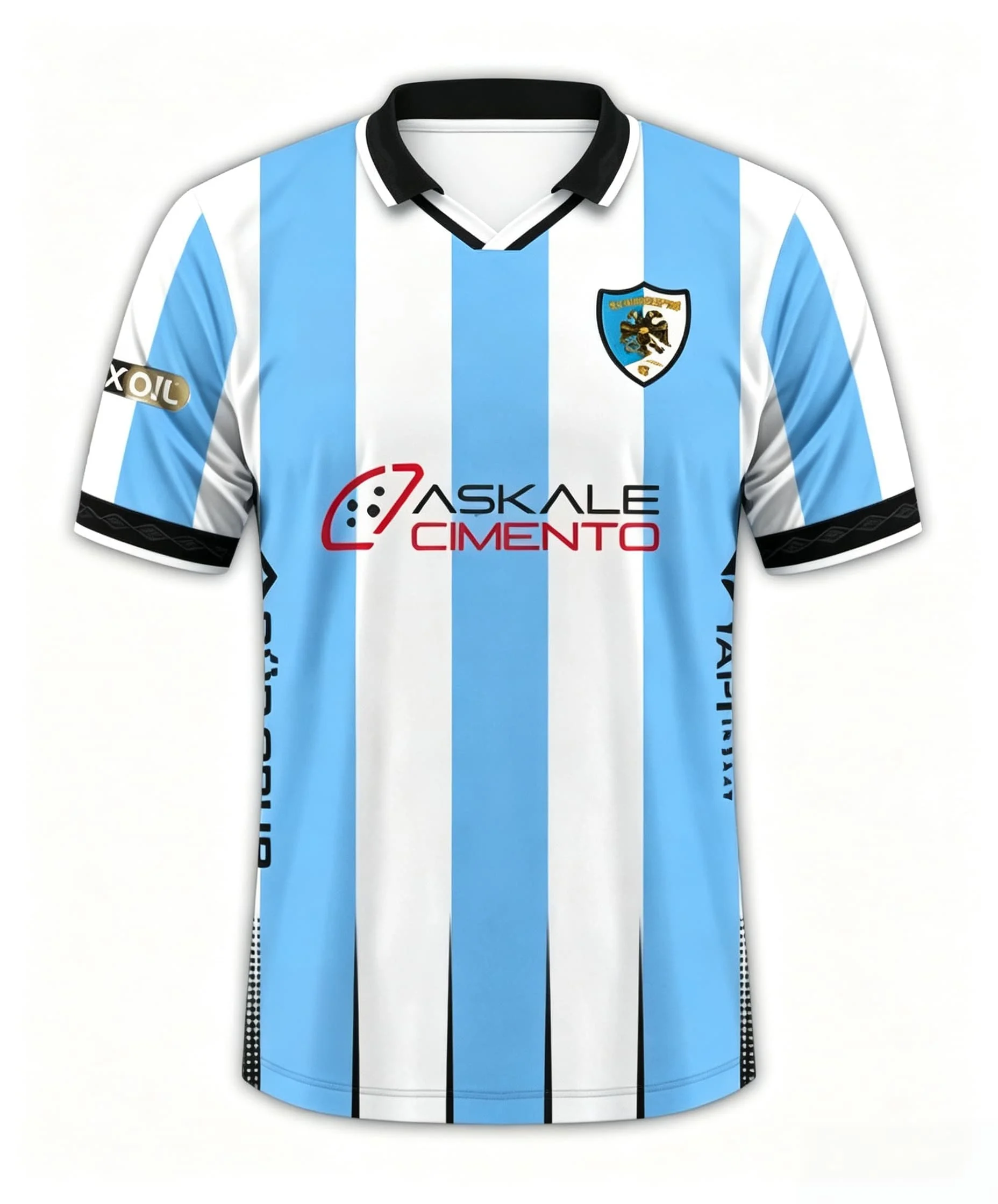 Herren Erzurumspor FK Heimtrikot, kurzärmeliges Fußballshirt, schnelltrocknend, Fan-Match-Uniform, Oberteile, passende Familienkleidung