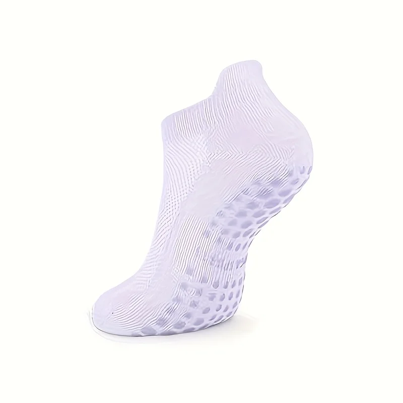 1 Paar Grip-Pilates-Socken für Damen, Yoga-Sportsocken für Barre, Ballett und Barfuß-Workout – Detail 9