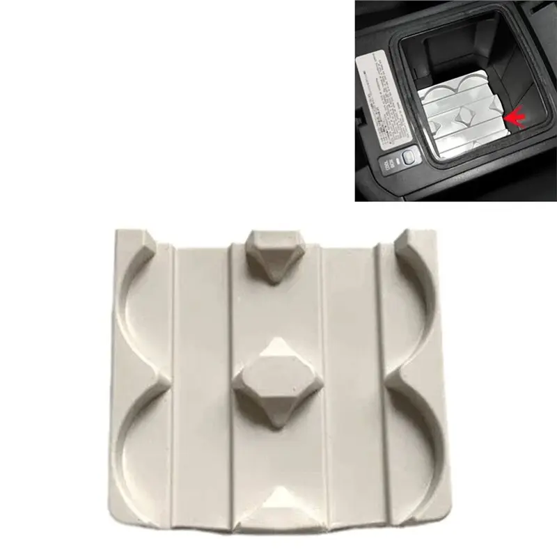 Durable-For Toyota Land Cruiser Prado 2003-2020 Car Armrest Box Cover Pad Trim Refrigerator Drink Holder Cushion For LC120 LC150