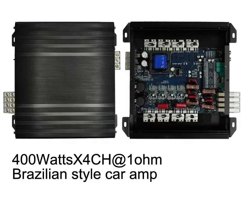 

Полнодиапазонный 4-канальный автомобильный усилитель в бразильском стиле с мощностью 400 Вт RMS на канал и выгодной ценой для автозвука