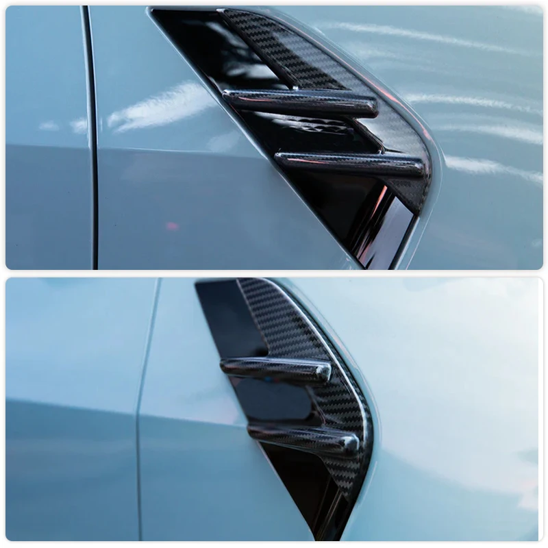 

Car Side Fender Air Vent Cover Trims Prepreg Dry Carbon for BMW G80 M3 Sedan 2021-2025 Racing Fender Vents Fins Body Kits