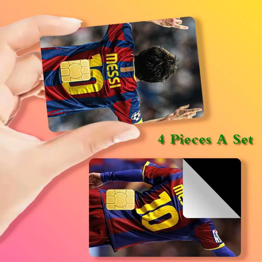 

Football number Card Stickers Cover Film Sticker for Debit Credit Bank Card Waterproof