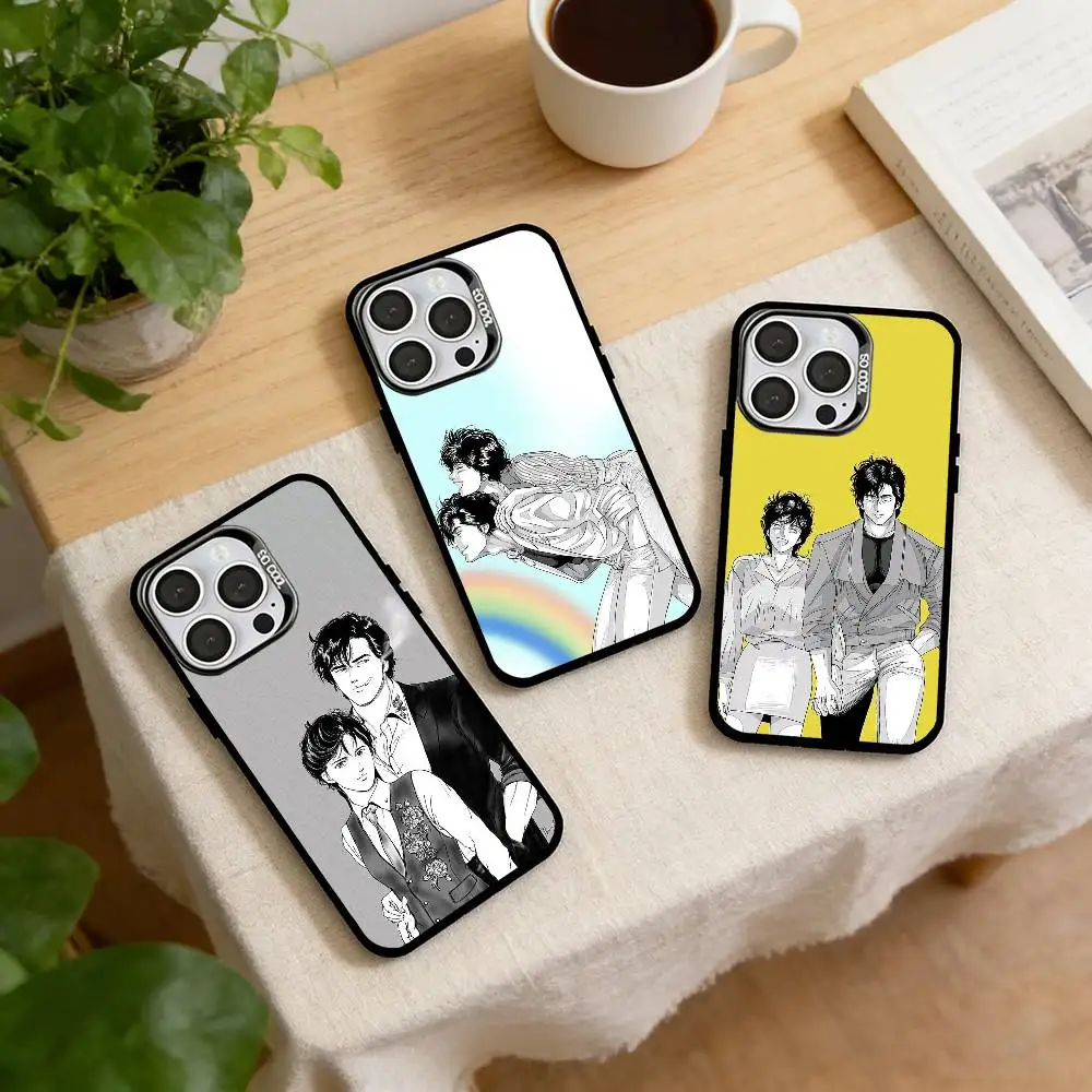 

Retro City Hunter Comic Phone Case For iPhone 17,16,15,14,13,12,11 Plus,Pro Max,XS,Colorful Silver Phone case Funda Cover