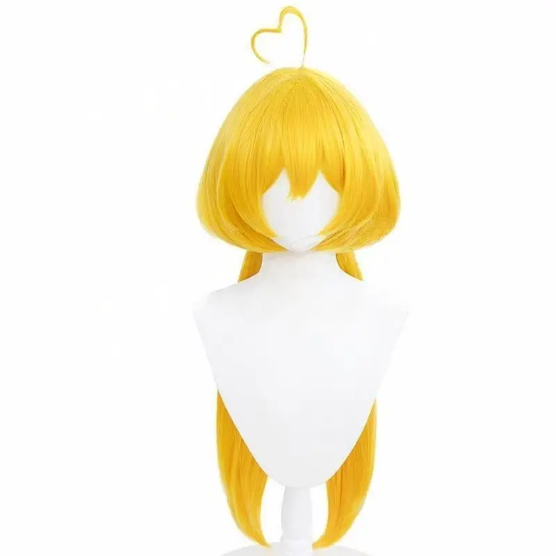 ‌Anime Mermaid Wigs - Dolia Cosplay Hair from King of Glory, Golden Tide Color, Halloween Party Costume, Waterproof Wig