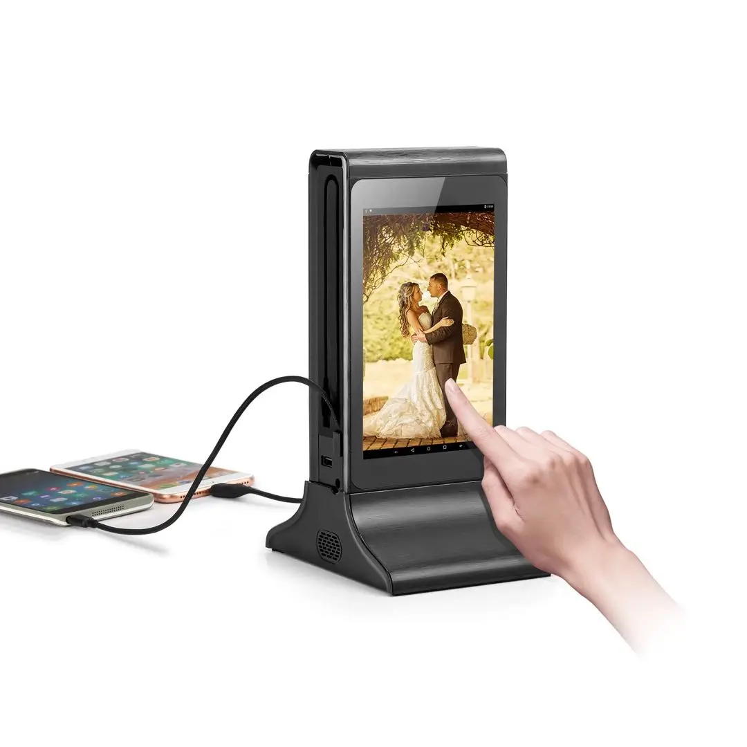 

Remotely Control Double 7 Inch WiFi Android LCD Advertising Display Digital Signage Media Player