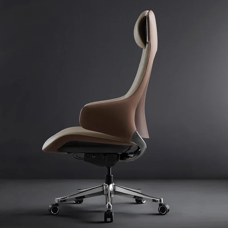 

Nordic Leather Office Chair Ergonomic Elastic Modern Breathability Office Chair Comfortable Luxury Sillas De Oficina Furniture