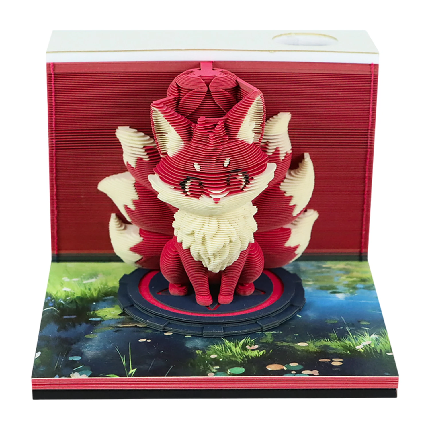 

3D Memo Pad 2026 Calendar Cute Animal Notepad Stationery Magic Owl Panda Shark Rabbit Fox Capibara Desk Decoration Birthday Gift