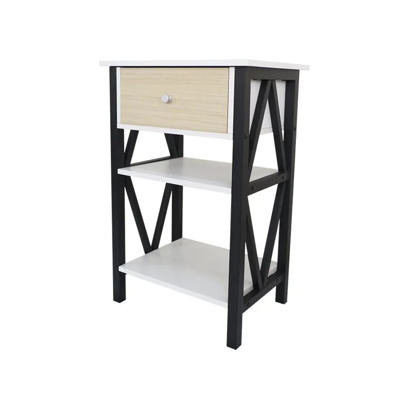 

Multi-layer shelves, small coffee table, small square table, rental room, dormitory, household bedroom, simple bedside sofa side