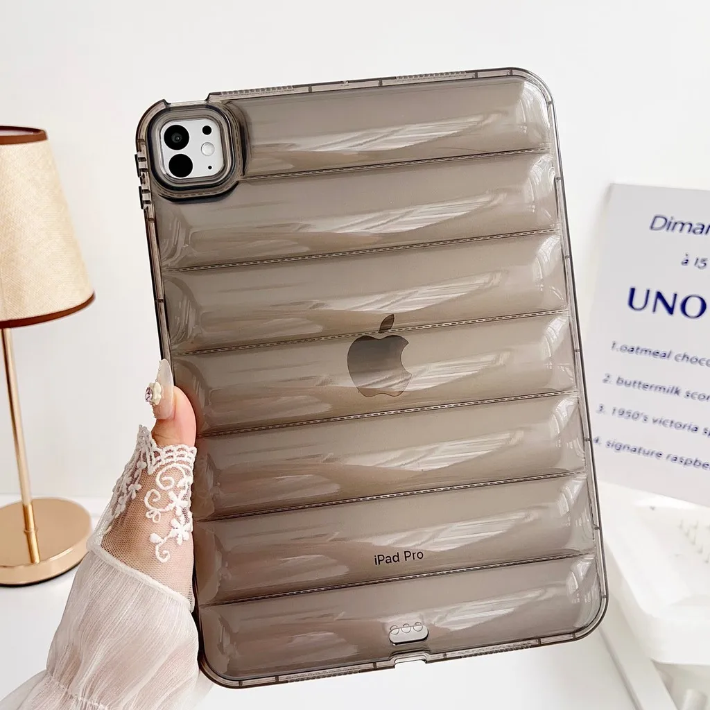 

Прозрачный мягкий чехол для iPad A16 11-го поколения, 11 дюймов, 2025 Air 11 7 6 5 4 3 Pro 2 1 Pro 11 10th 10.9 10.2 9.7 Mini 7 6 5 4