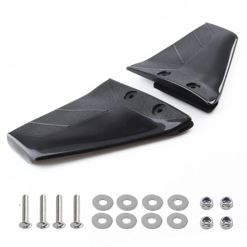 

Hydrofoil for Outboard Motor Hydro-Stabilizer Fins Outboards Up to 50HP, Black