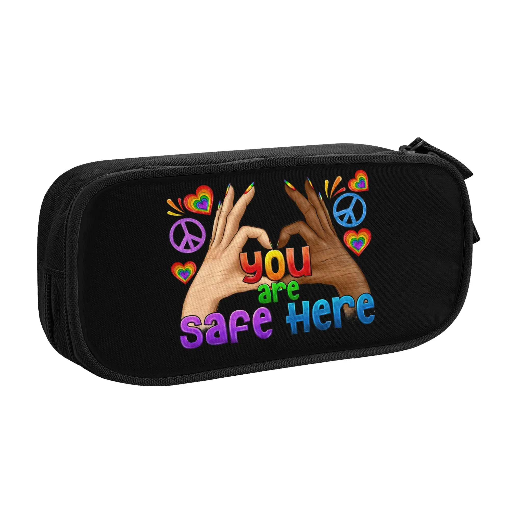 Equality Hurts No One LGBTQ Love Is Love  Cute Pencil Cases Girls Boys Large Capacity  Pencil Bag School Accessories