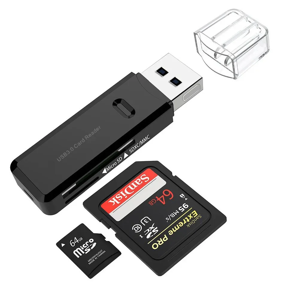 TF SD Card Reader USB 3.0 Cardreader Micro Sd Card To Usb Adaper Smart Card Reader Memory Lector De Tarjetas Laptop Accessories