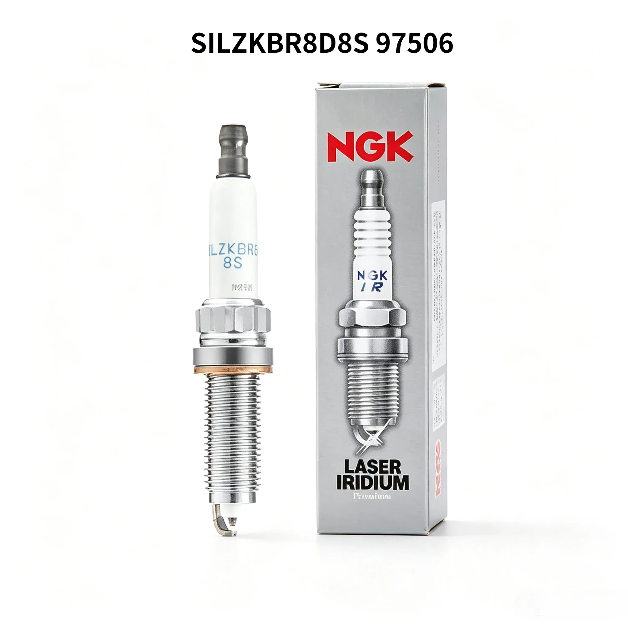 Bougie d'allumage NGK SILZKBR8D8S 97506 Laser Iridium Platinum utilisée pour BMW 335i 435i 	 535i 640i 740i X1 X3 X5 GT 320i GT 328i GT 335i
