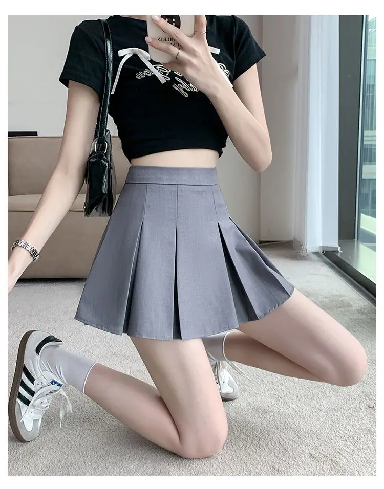 

Юбки женские в клетку из качественного хлопка с высокой талией, повседневные, летние, удобные, дышащие, натуральные, мягкие, прочные