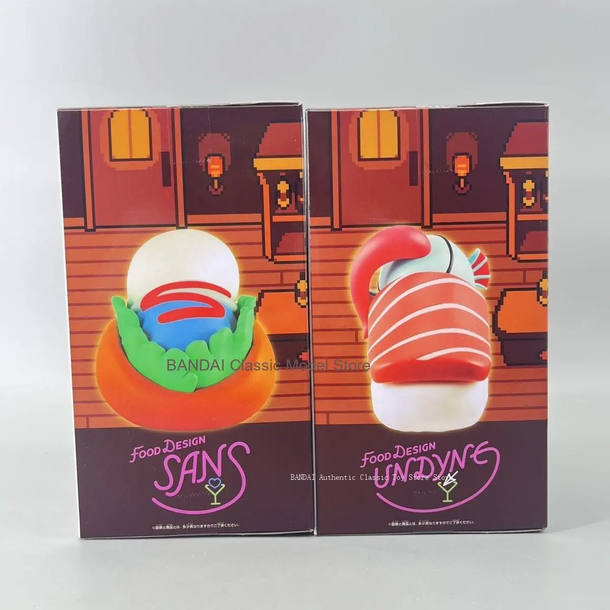 Originele BANDAI BANPRESTO UNDERTALE Sans Undyne PVC Desktop Decoratie Anime Karakter Model Collectie Speelgoed Gift