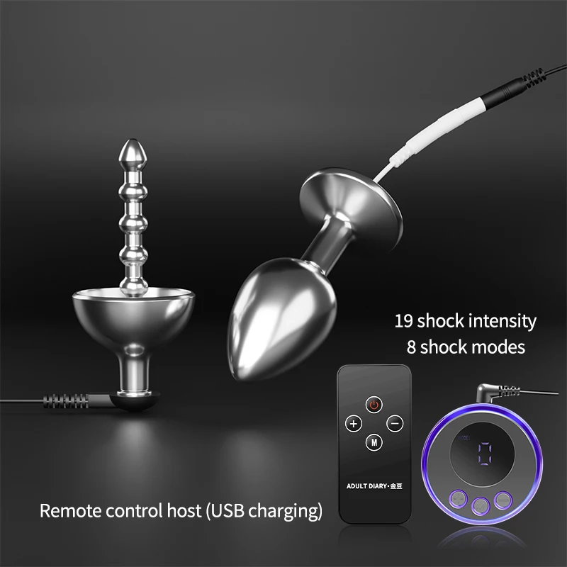 SM Electro Stimulation Horse Eye Stick Urethral Dilator Penis Plug Male Masturbation Electric Shock Stimulator Catheter Sex Toys